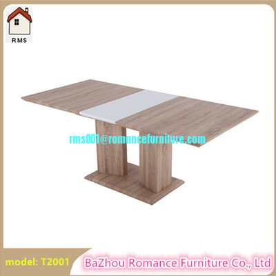 nueva mesa de comedor de madera extensible de MDF mesa de comedor de madera T2001