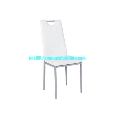 Silla de comedor con patas con recubrimiento de polvo / cuero PU C1809