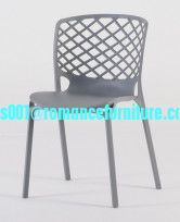 plastic chair pp fashion design leisure dining chair stackable PC663