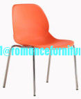 Silla de plástico de diseño moderno, silla de exterior, silla de ocio PC1726