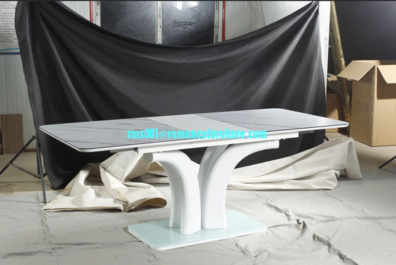 Mesa de comedor de vidrio/MDF de alta calidad en oferta T1902