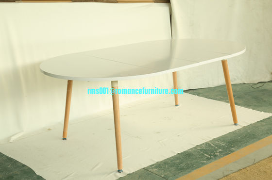 Mesa de comedor con tapa de MDF en oferta, patas de madera T1707