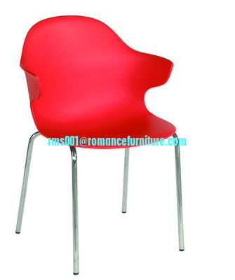 Silla de plástico de diseño moderno, silla de exterior, silla de ocio PC1746
