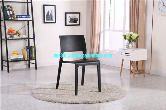 Silla de plástico apilable diseño moderno silla de comedor con diferentes colores silla de comedor PC506