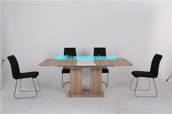 nueva mesa de comedor de madera extensible de MDF mesa de comedor de madera T2001