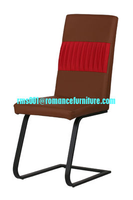 Silla de comedor de diseño al por mayor en PU y tela C1607