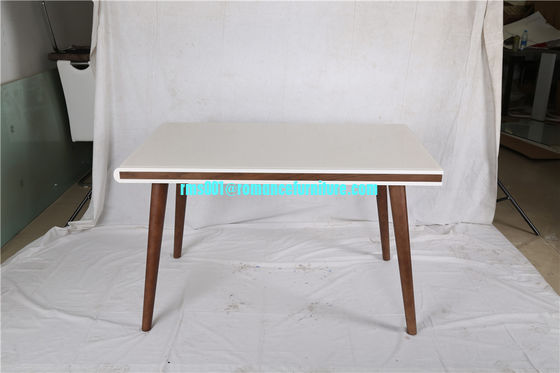 Mesa de comedor de MDF blanco T601