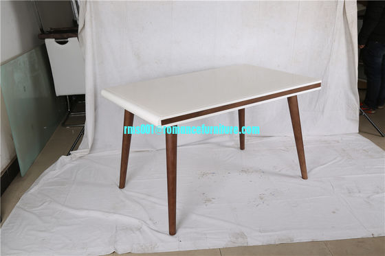 Mesa de comedor de MDF blanco T601