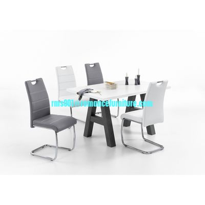 piernas cromadas/silla de PU silla de comedor C5022