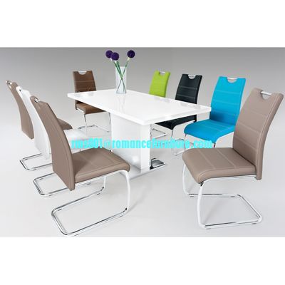 piernas cromadas/silla de PU silla de comedor C5022