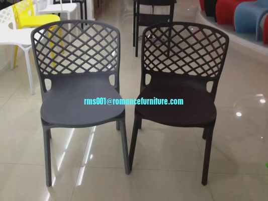 plastic chair pp fashion design leisure dining chair stackable PC663