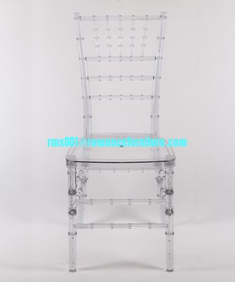 Silla tejida de diseño elegante, silla de comedor de plástico para ocio, silla de banquete Tiffany Chiavari para bodas PC622