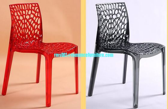 Restaurante de venta caliente silla de plástico blanca apilada silla de banquete PC635-1