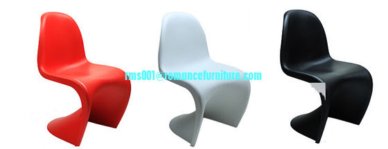 silla de bistró de plástico apilable para muebles de hogar, silla de ocio PC632