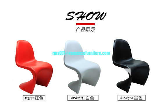 silla de bistró de plástico apilable para muebles de hogar, silla de ocio PC632