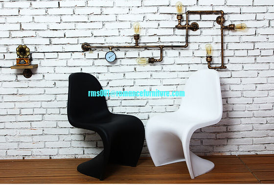 silla de bistró de plástico apilable para muebles de hogar, silla de ocio PC632