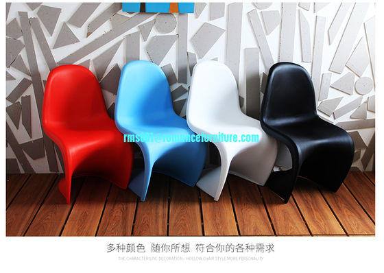 silla de bistró de plástico apilable para muebles de hogar, silla de ocio PC632