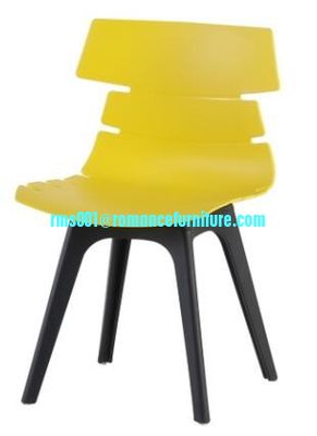 silla de diseño elegante plástico silla de comedor pp colorida silla de ocio PC672