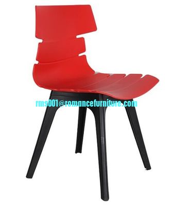 silla de diseño elegante plástico silla de comedor pp colorida silla de ocio PC672