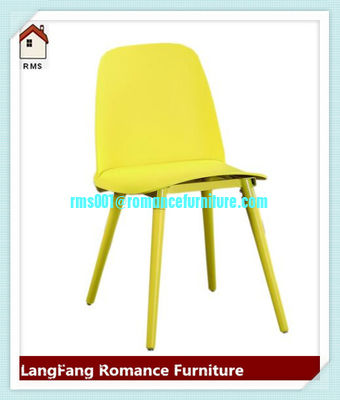 Silla de plástico de diseño moderno, silla de exterior, silla de ocio, colorida PC675