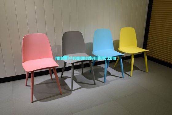 Silla de plástico de diseño moderno, silla de exterior, silla de ocio, colorida PC675