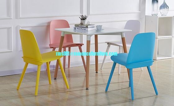 Silla de plástico de diseño moderno, silla de exterior, silla de ocio, colorida PC675