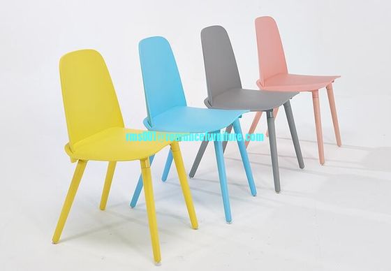 Silla de plástico de diseño moderno, silla de exterior, silla de ocio, colorida PC675
