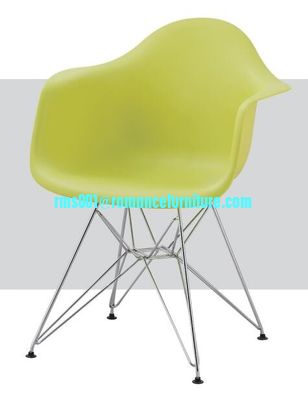 Silla de plástico de diseño moderno, silla de exterior, silla de ocio PC083