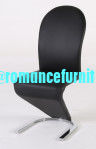 hot sale high quality black leather dining chair C1619