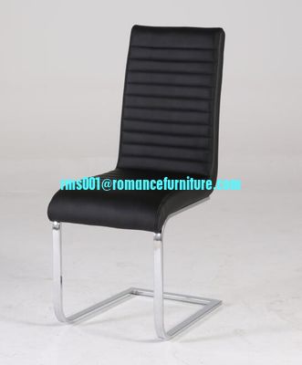 Venta caliente silla de comedor de cuero negro de alta calidad C1645