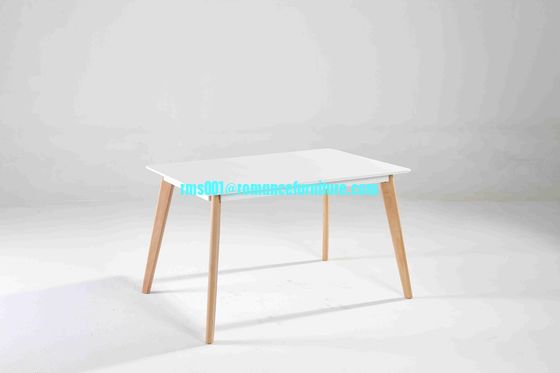 hot sale MDF top/wood leg dining table T1701