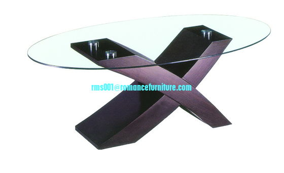 Vidrio templado en oferta, mesa de té base A034 con base de pintura y papel adherido a MDF