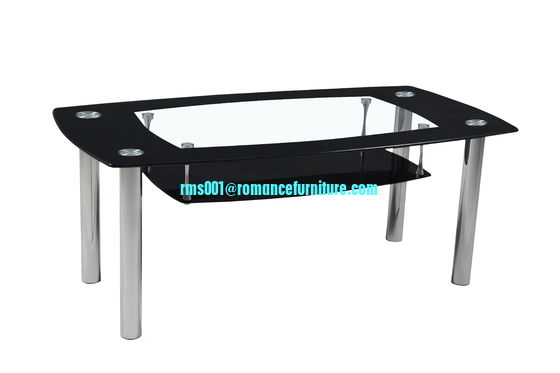 Mesa de té de vidrio templado en oferta A218