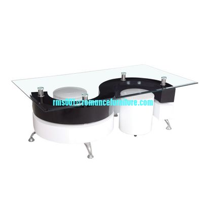 Venta en caliente mesa de té de vidrio templado HA979