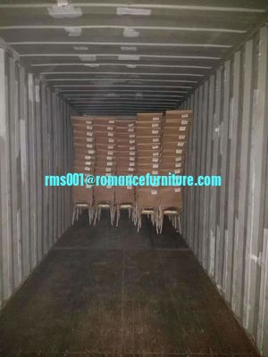 Silla de comedor de metal de alta calidad en oferta, silla Chiavari, silla Tiffany, apilable PC637-2