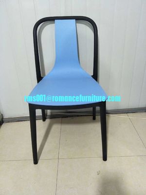 Venta caliente silla de comedor de alta calidad de PP silla de ocio apilable silla de comedor PC753