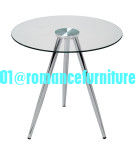 Mesa de café de vidrio Ø500*550 mm